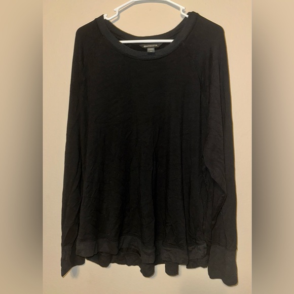 Athleta Sweaters - Athleta Women’s Crewneck Super Soft‎ Sweatshirt Black Mindset Plus Size 3XL